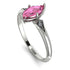 Marquise Pink Moissanite Geometrical Engagement Ring - Reese No. 803
